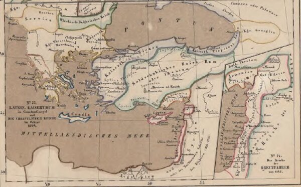 Das lateinische Kaiserthum in Constantinopel und die christlichen Reiche im Orient 1204
