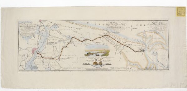 Algemeene kaart van het Groot Amsterdamsch Kanaal door Noord Holland: ondernomen in 1819 en voltooid in 1825