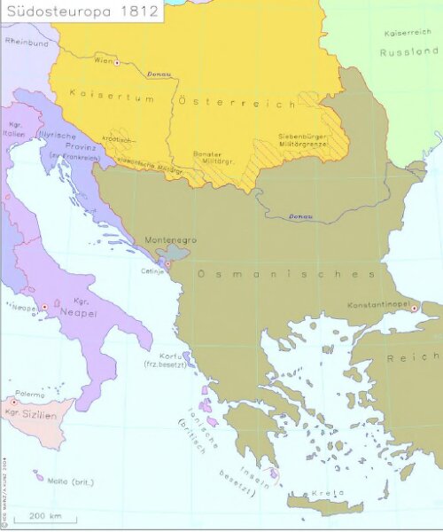 Südosteuropa 1812