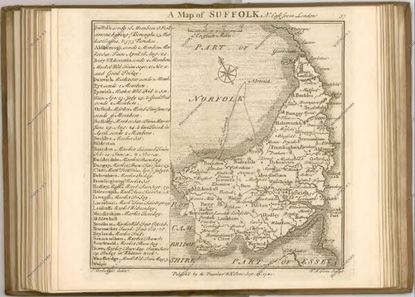 mapa z atlasu "Chorographia Britanniae"