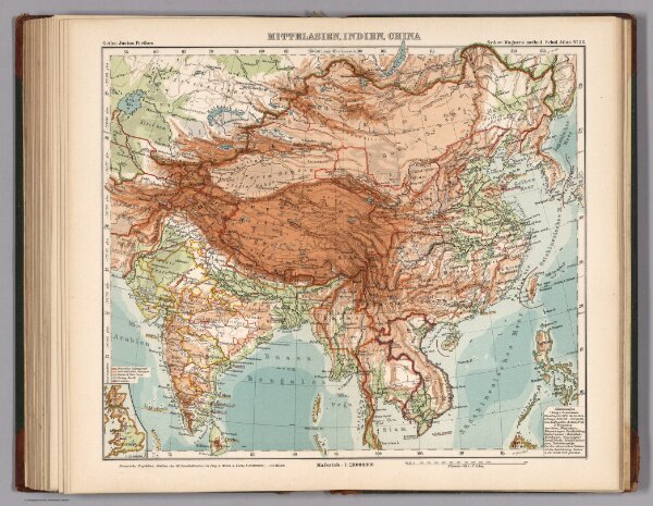 No. 38.  Mittelasien, Indien, China.