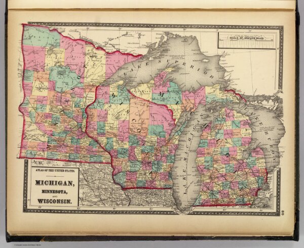Michigan, Minnesota, and Wisconsin.