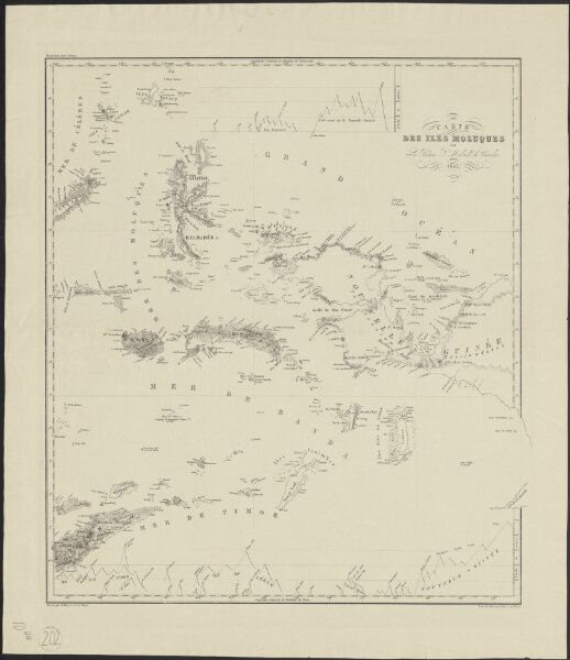 Carte des iles Moluques