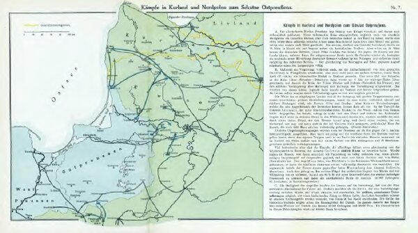 Nr. 7. Kämpfe in Kurland und Nordpolen zum Schutze Ostpreußens