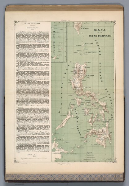 Mapa de las Islas Filipinas