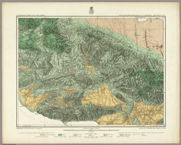 73C. Land Classification Map Of Part Of S.W. California.