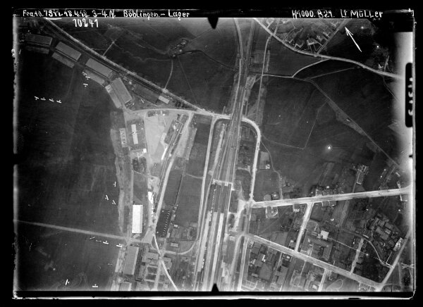 HStAS M 700--1_Nr. 154_ : Böblingen, Flugplatz (Luftaufnahmen)