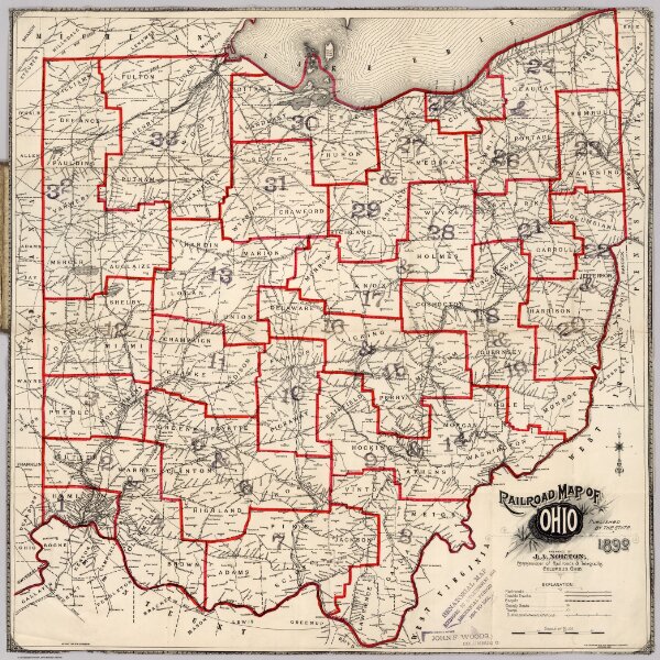 Railroad Map Of Ohio