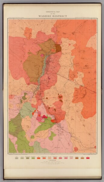 Geological Map of the Washoe District.