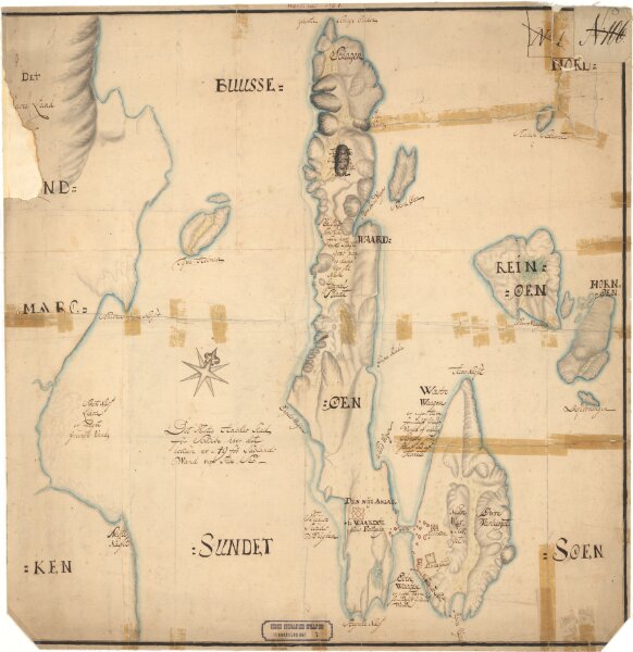 Finmarkens amt 70: Kart over Finnmarkskysten med tilgrensende deler av Russland