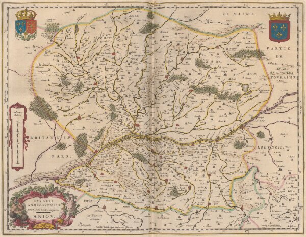 Ducatus Andegavensis [...] Aniou. [Karte], in: Novus Atlas, das ist, Weltbeschreibung, Bd. 2, S. 115.