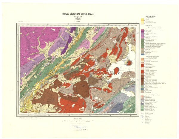 Geologisk kart 110: Trones