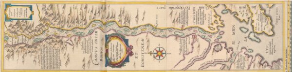 [Dniepr Fluvius A Ptolomeo Borystenes Vocatus] [Karte, Teil 2], in: Novus Atlas, das ist, Weltbeschreibung, Bd. 1, S. 70.