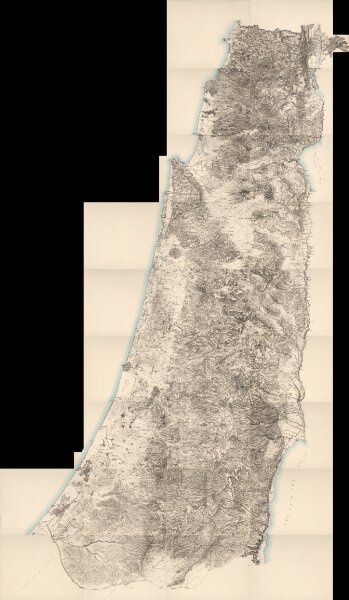 Composite:  Map of Western Palestine in 26 Sheets