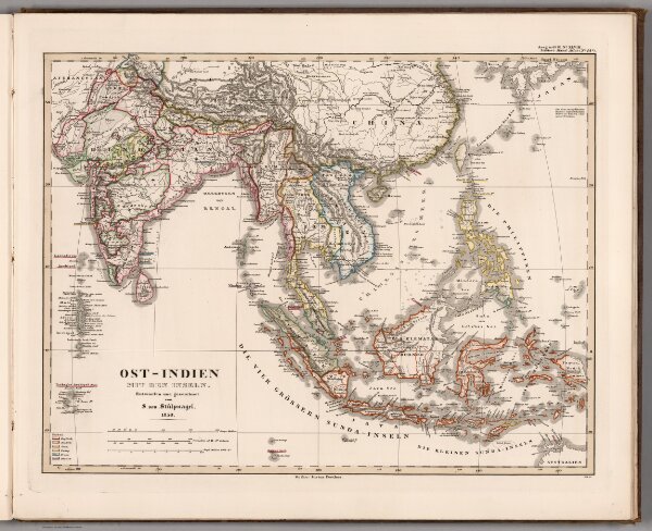 Ost-Indien Mit Den Inseln.  (East Indies).