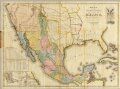 Mapa de los Estados Unidos de Mejico.