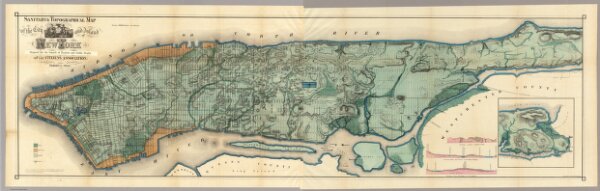 Sanitary & Topographical Map of the City and Island of New York.