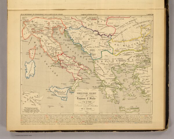 Empire Grec et Royaume d'Italie 774 a 900.