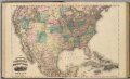 New railroad map of the United States, ... Canada, Mexico and the West Indies.