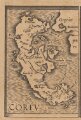 Candia cum Insulis aliquot circa Graeciam[:] [Corfu] [Karte], in: Gerardi Mercatoris Atlas, sive, Cosmographicae meditationes de fabrica mundi et fabricati figura, S. 493.