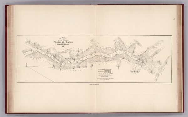Facsimile:  Portland Canal - Admiralty Survey.
