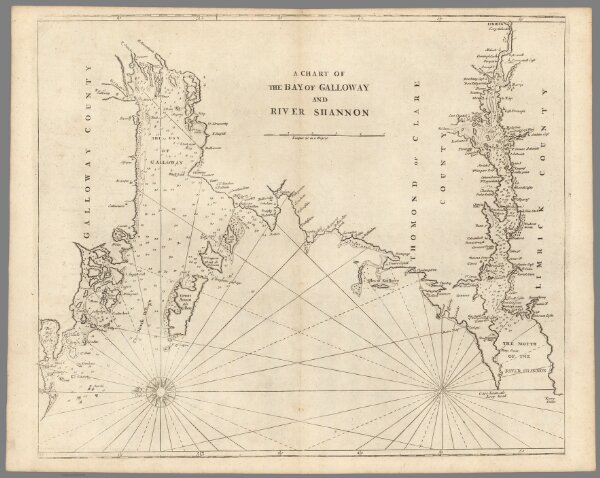 Pl. 11. Pt. I. A chart of the Bay of Galloway and River Shannon