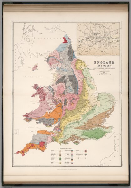England and Wales to Illustrate the Geological Formation of the Country.