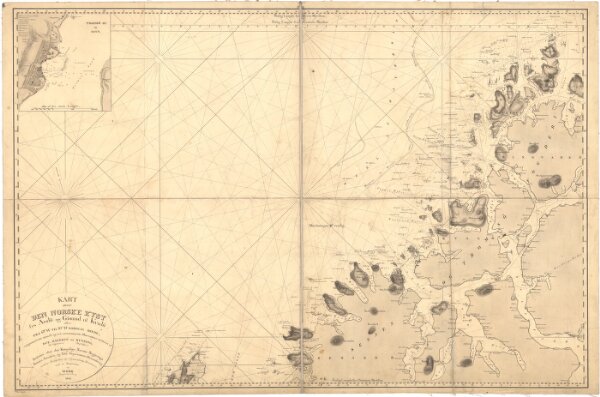 Museumskart 142: Kart over Den Norske Kyst fra Andø og Gisund til Kvalø