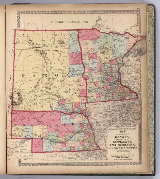 Territory of Dakota, Minnesota, and Nebraska.