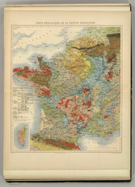 Carte Geologique de la Region Francaise.