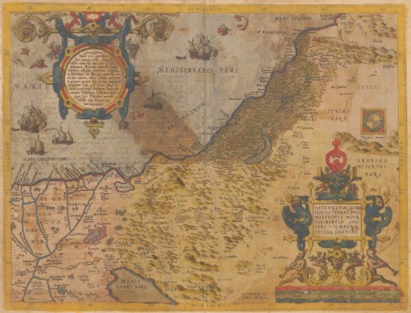 Palestinae Sive Totius Terrae Promissionis Nova Descriptio [Karte], in: Theatrum orbis terrarum, S. 117.