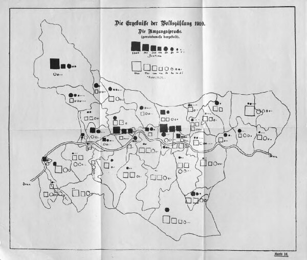 Die Ergebnisse der Volkszählung 1910. Die Umgangssprache