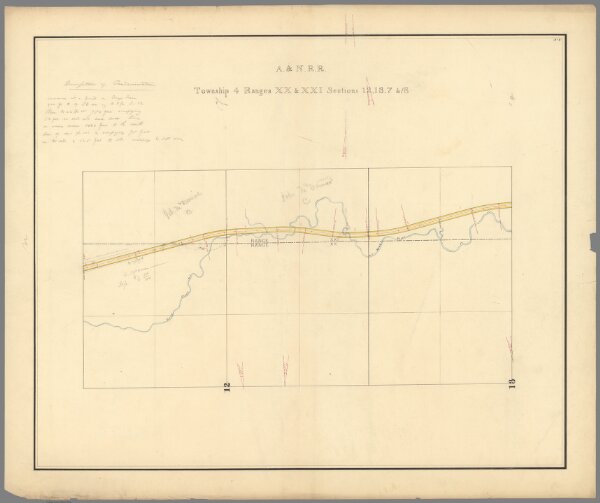 8. A. & N. R.R. (Plans for route of Atchison and Nebraska Railroad)