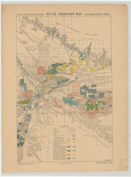 Detail Irrigation Map: San Bernardino Sheet