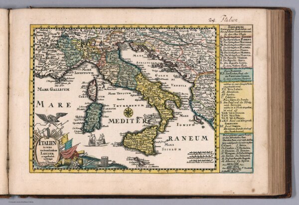 Vol 1:24- Italien in seine unterschiedene Laender eingetheilet