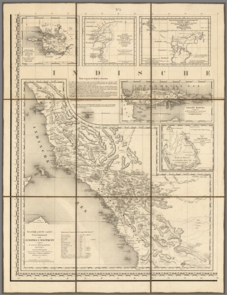 Sheet No. 5. (of) Ugemeene Kaart van Nederlandsch Oostindie  (East Indies).