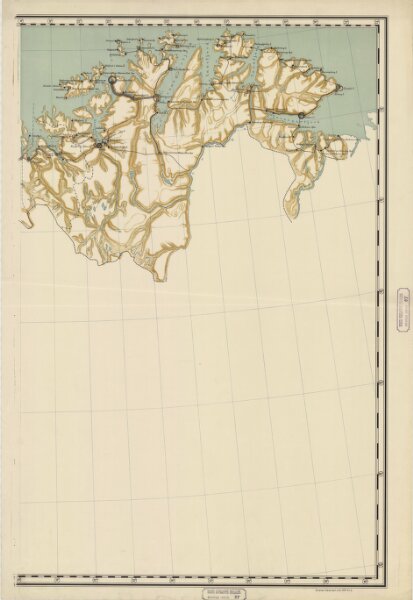 Spesielle kart 87: Rikstelegraf- og telefonkart over det nordlige Norge - østlig del