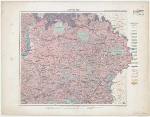Sect. 9. Pillkallen (Littauen), uit: Geologische Karte der Provinz Preussen