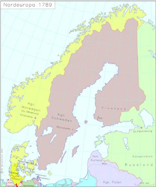Nordeuropa 1789