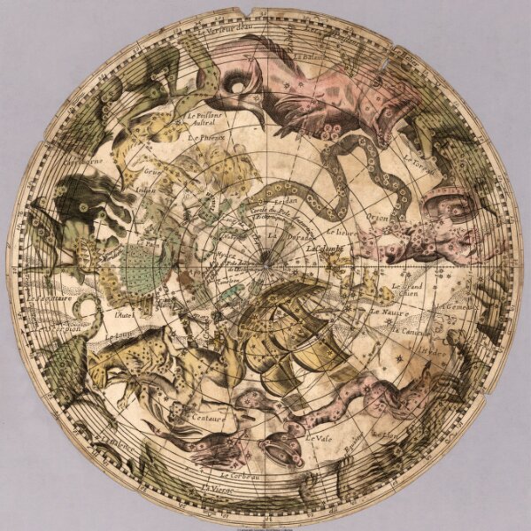 Circular planisphere