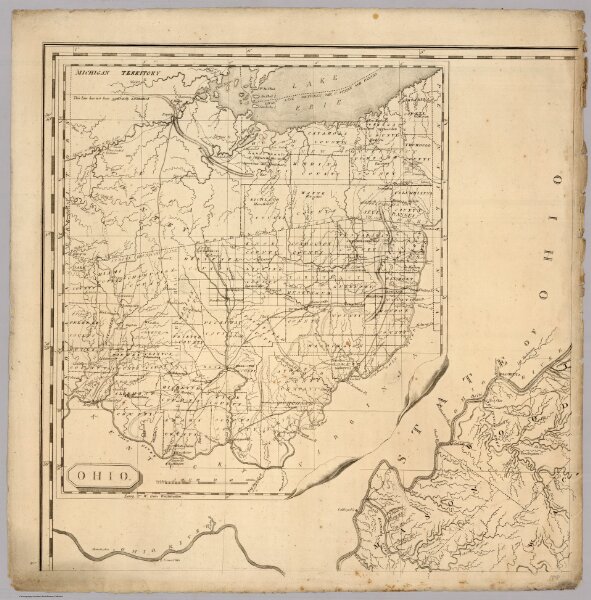 Map Of Virginia, Ohio, 1818 (upper left sheet)