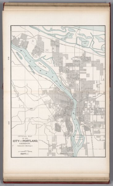 Official map of the City of Portland, Oregon