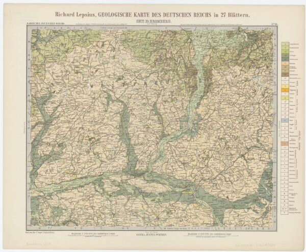Sect. 10: Bromberg, uit: Geologische Karte des Deutschen Reichs in 27 Blaettern / [von] Richard Lepsius ; Red. von C. Vogel