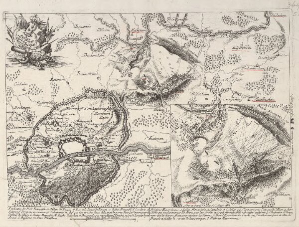 Battaille de Bergen près de Francfort gagneé par S. E. le Duc de Brogliè sur S. A. le Pr. Ferdinand le 13. Avril 1759