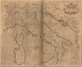 Italia [Karte], in: Gerardi Mercatoris Atlas, sive, Cosmographicae meditationes de fabrica mundi et fabricati figura, S. 425.