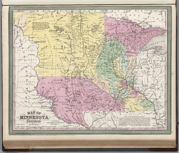 Map of Minnesota Territory