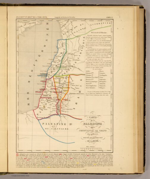 Palestine sous Constantin le Grand, 330 apres J.C.