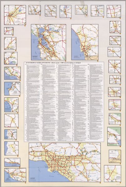(Verso)  (California) State Highway Map 2005.
