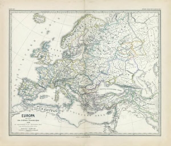 Europa zur Zeit des dritten Kreuzzuges 1190