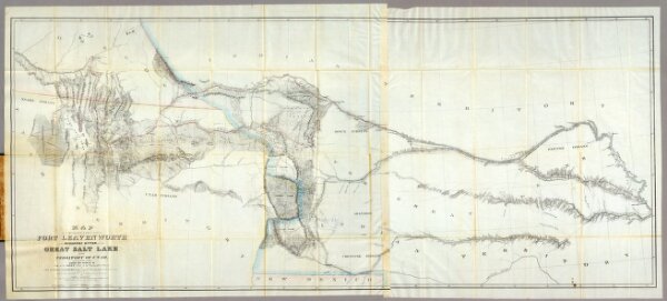 Map of a Reconnoissance between Fort Leavenworth ... and the Great Salt Lake ...